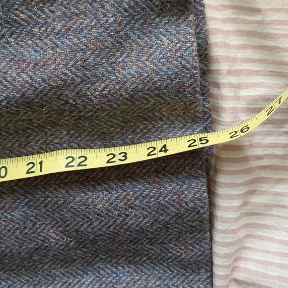 Vintage Wool Jacket Lined Gray Grey Mauve - Picture 7 of 8